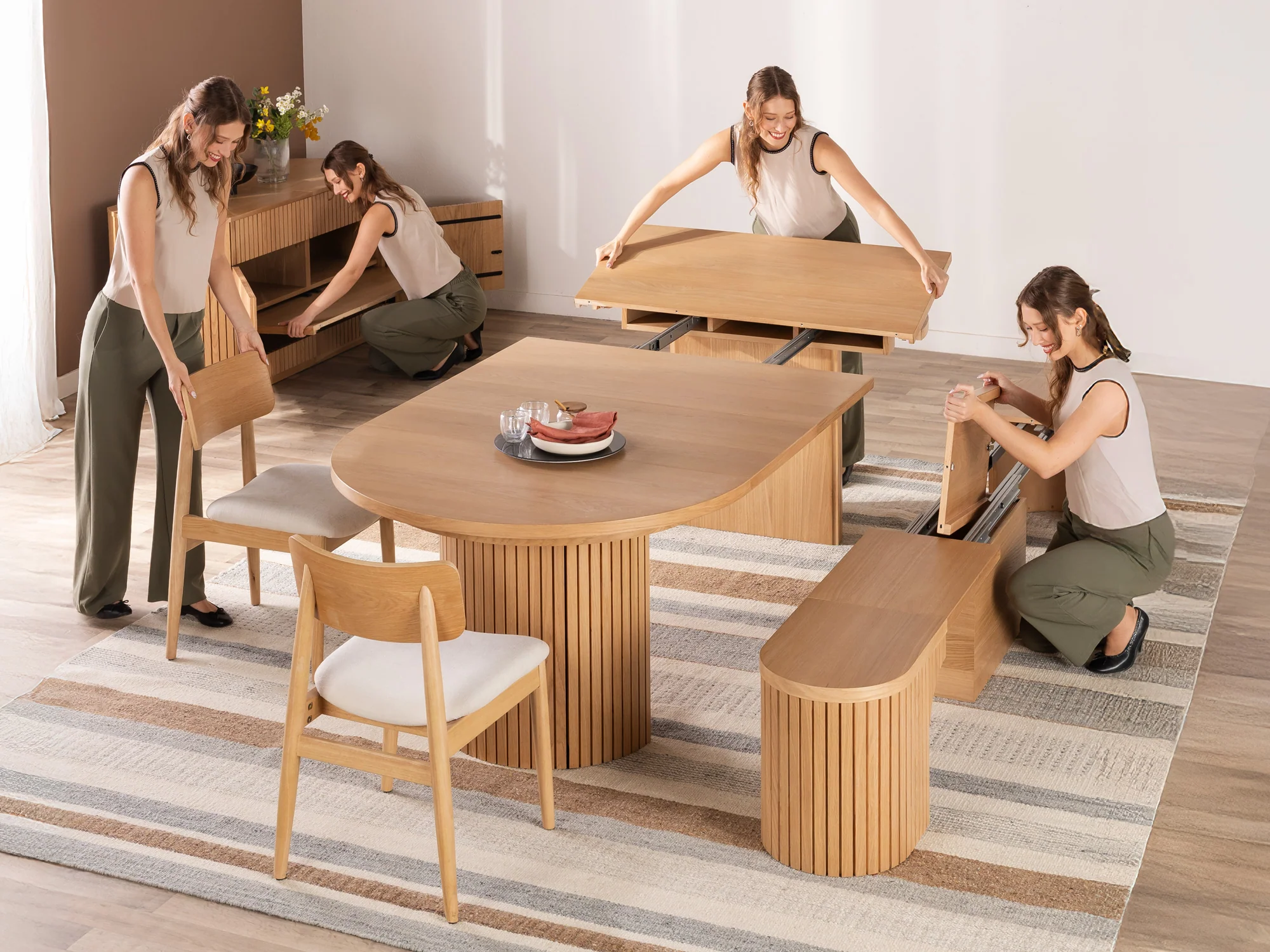 Round Dining Set - The Gathering - Image 47
